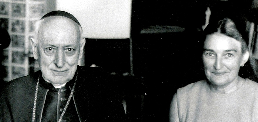 Frank - Margaret Meehan with Cardinal Mindzenty