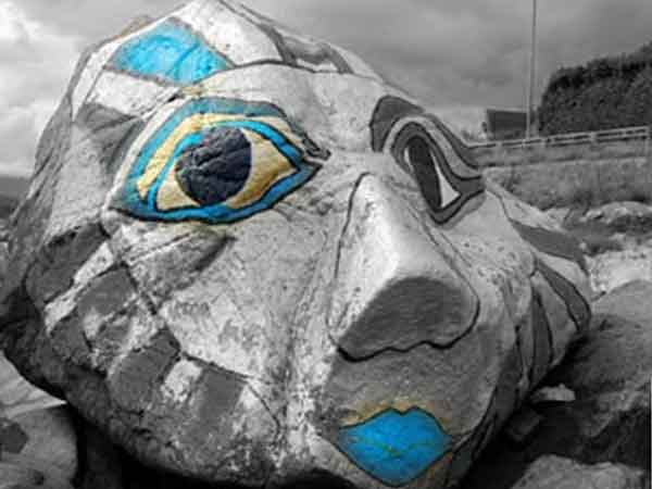 Rosneath Stone face